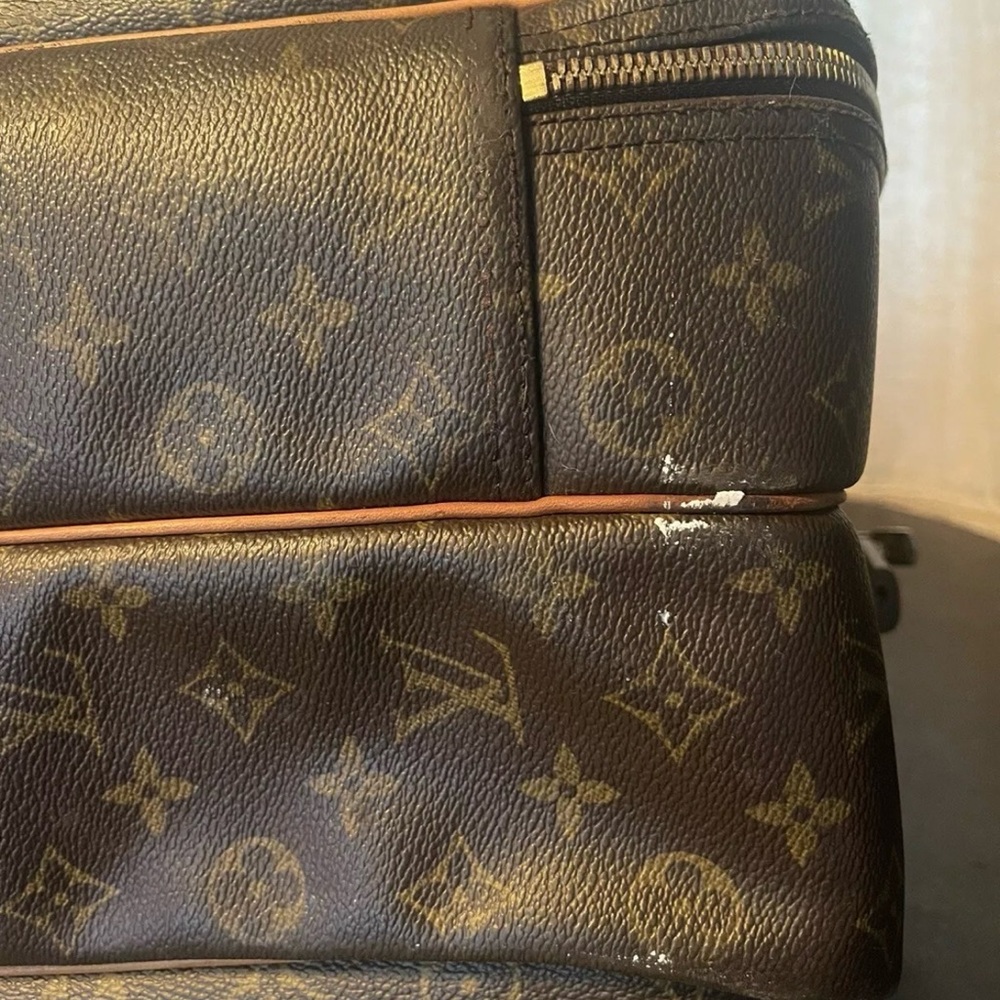 Louis Vuitton Brown Monogram Luggage with Vachetta Leather Trim - Picture 6 of 16